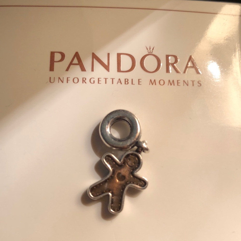 Authentic pandora gingerbread charm